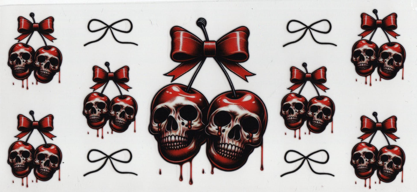 Skulls with bows or roses  - Misc Wraps