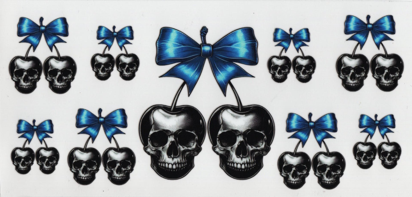 Skulls with bows or roses  - Misc Wraps