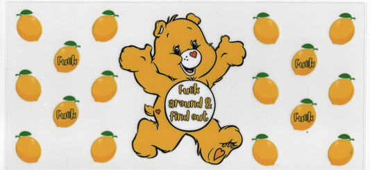 CareBear some have Curse Words - Cartoon Wraps
