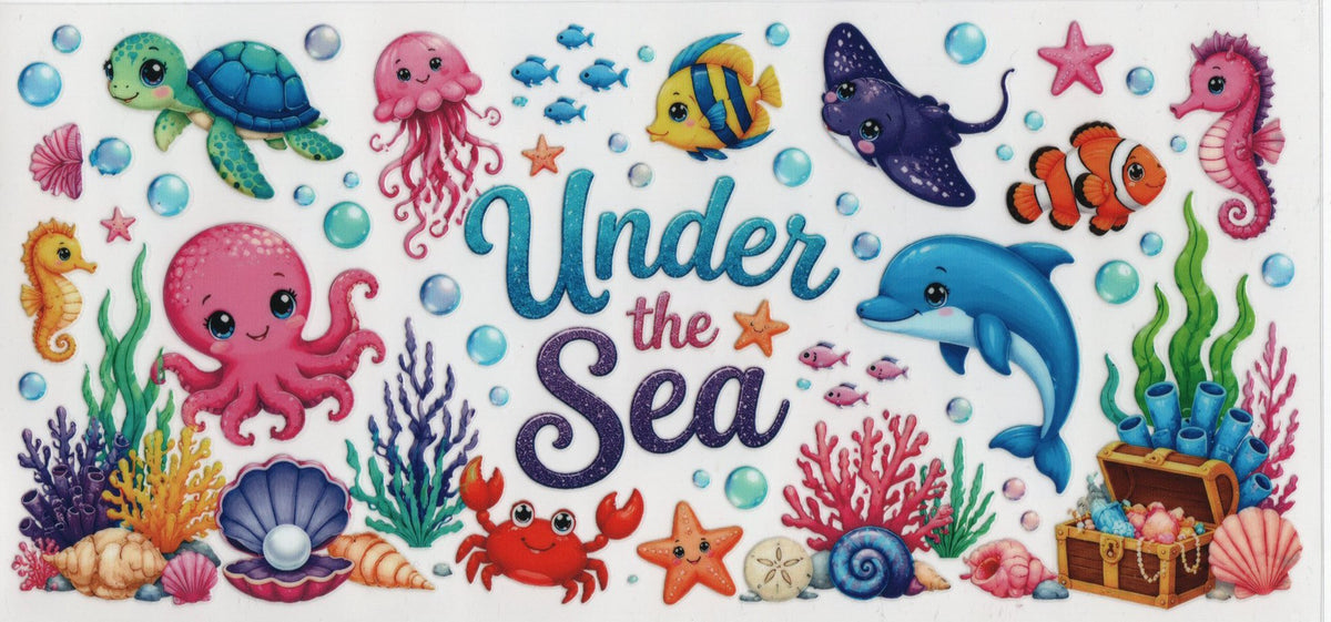 SeaShells ,  Salty Vibes and Sea Animals   - Summer Wraps