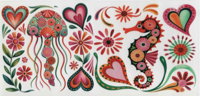 SeaShells ,  Salty Vibes and Sea Animals   - Summer Wraps