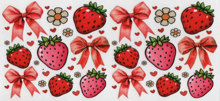 Strawberries and Bows - Summer Wraps