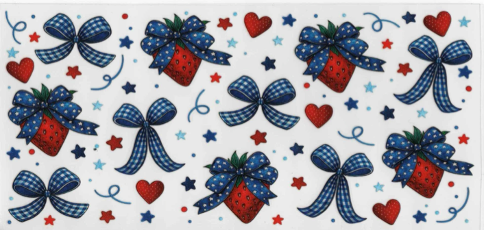 Strawberries and Bows - Summer Wraps