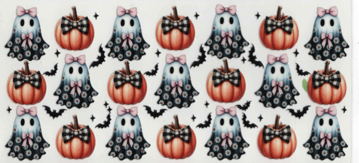 Ghost and Bows  - Horror Wraps