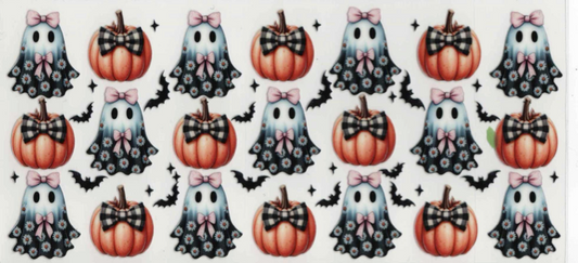 Ghost and Bows  - Horror Wraps
