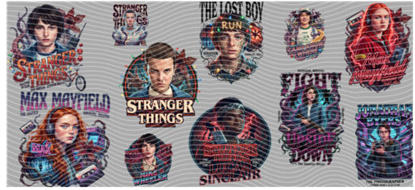 Stranger Things Wraps - Misc Wraps