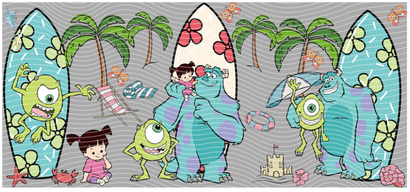 Monster Inc Wraps - Disney Wraps